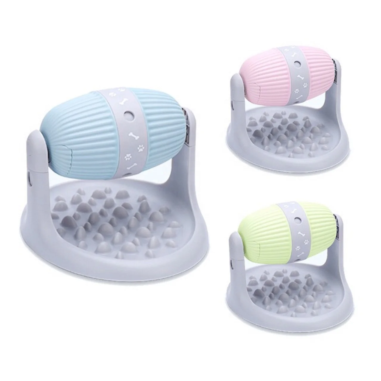 

Food Feeder Educational Dog Puzzle Toys Interactive IQ Training Game Toy Anti Choke Slower Feeder Bowl Acrylic Dog Bowl, Green, blue, pink