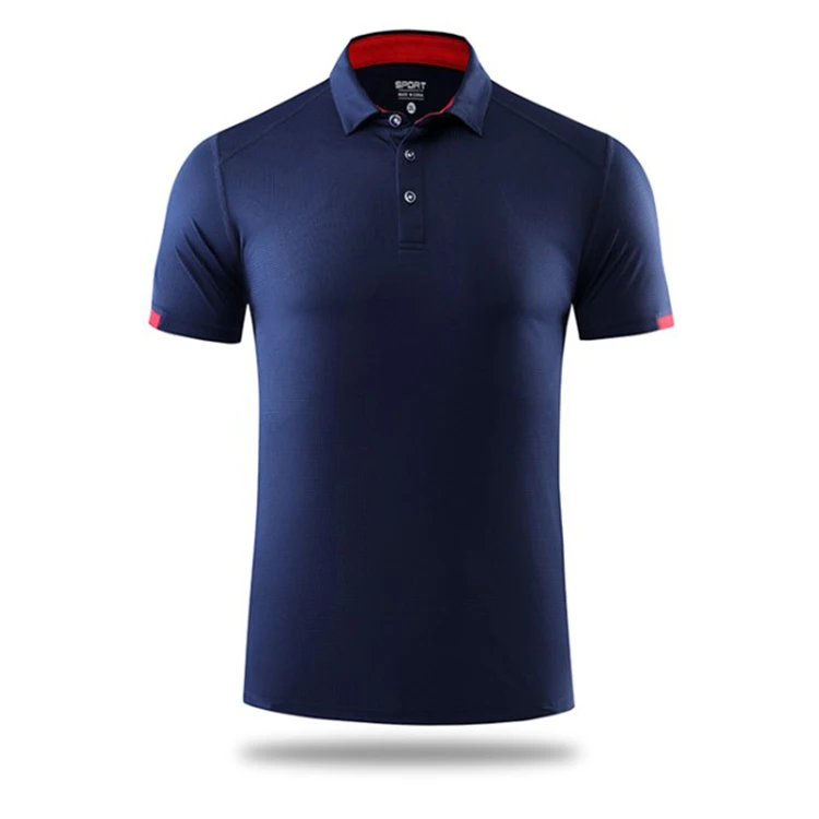

hot sale customized logo short sleeve polo t-shirt for men quick dry polyester polo neck shirt