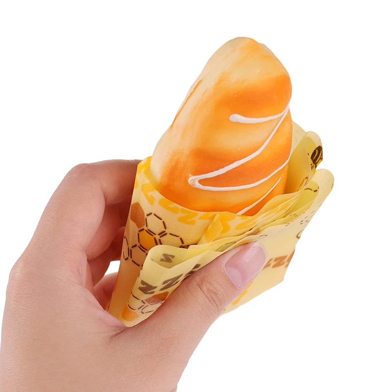 
35*35 CM Durable Organic Beeswax Food Wrap for Food Packaging 