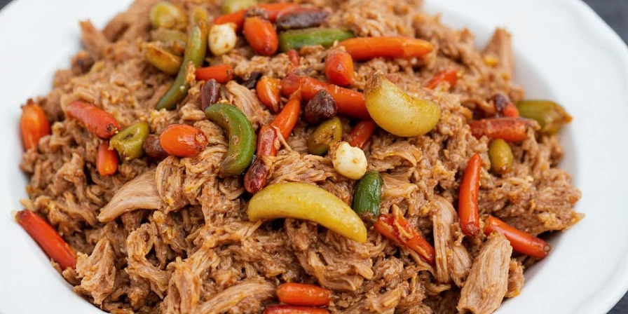 Slow cooker pulled pork with fresh herbs