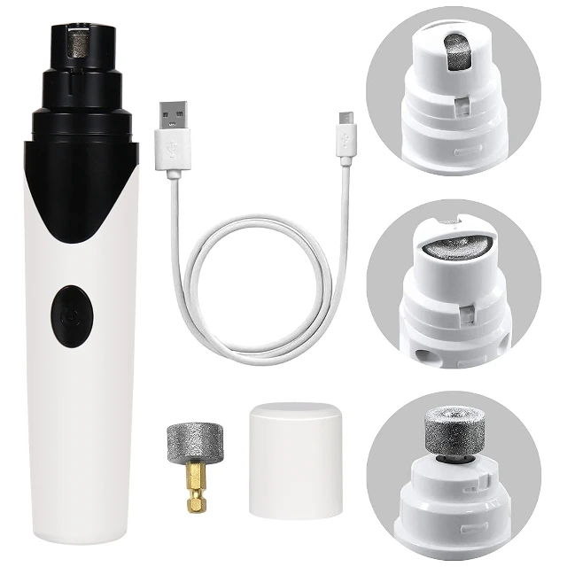 

Pet Cat Nail Trimmer Rechargeable Electric Small Medium Large Painless Dog Nail Grinder Usb