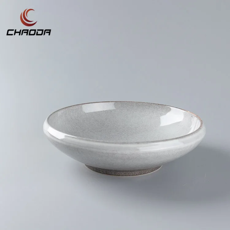 

Chaoda Top Quality Ceramic Dessert Bowl Soup Big Bowl Ceramic Porcelain Nordic Decorative Ceramic Fruit Bowl For Hotel House