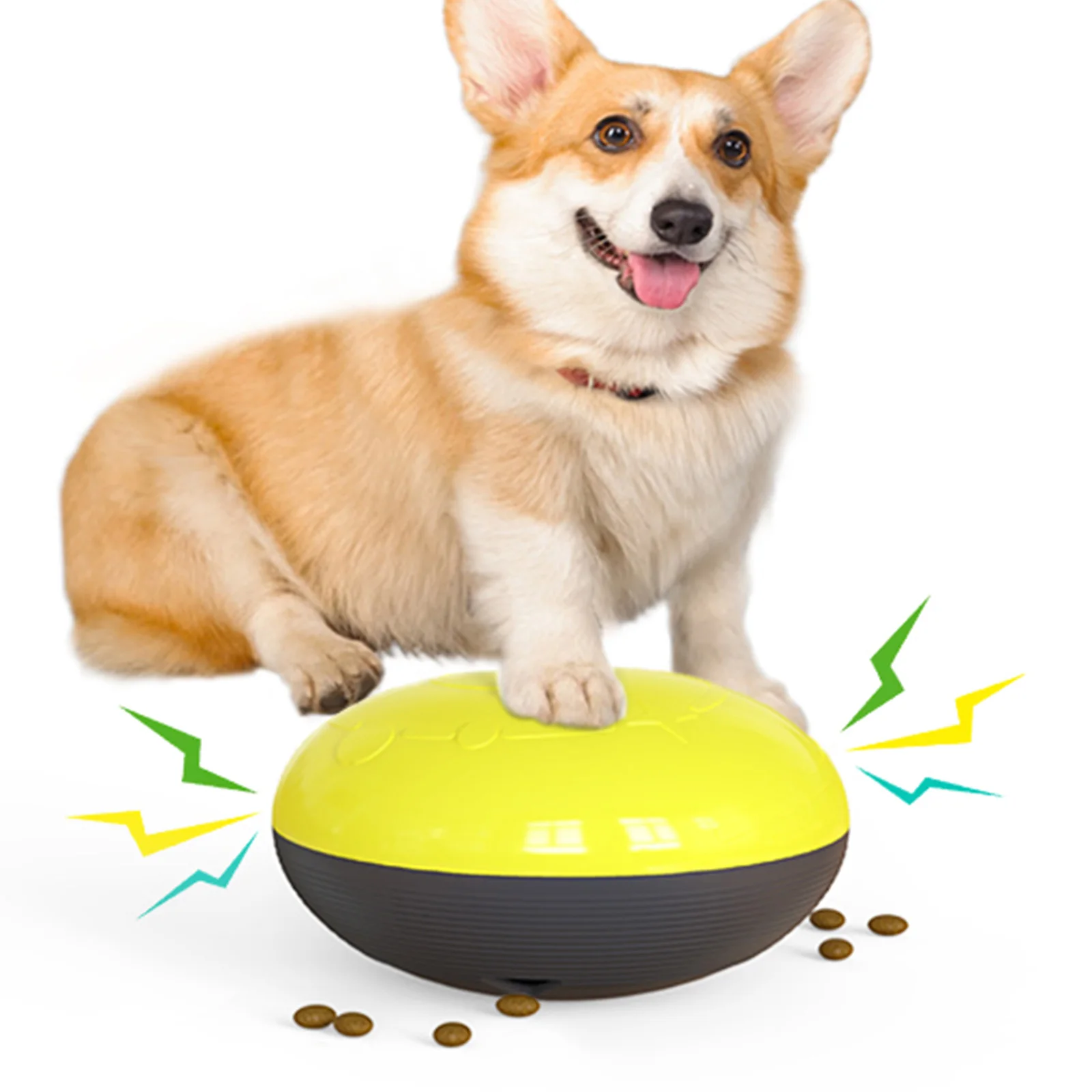 

Factory Direct Leakage Dog Toys Interactive Dispensing Snack Tumbler Feeder Pet Toy Eat Slow Leaking Food Ball