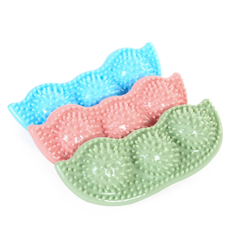 

Pea Shaped Rubber Bone Bundle Dog Squeaky Toys Ball Puppies Teething Dog Chew Toys, Picture showed