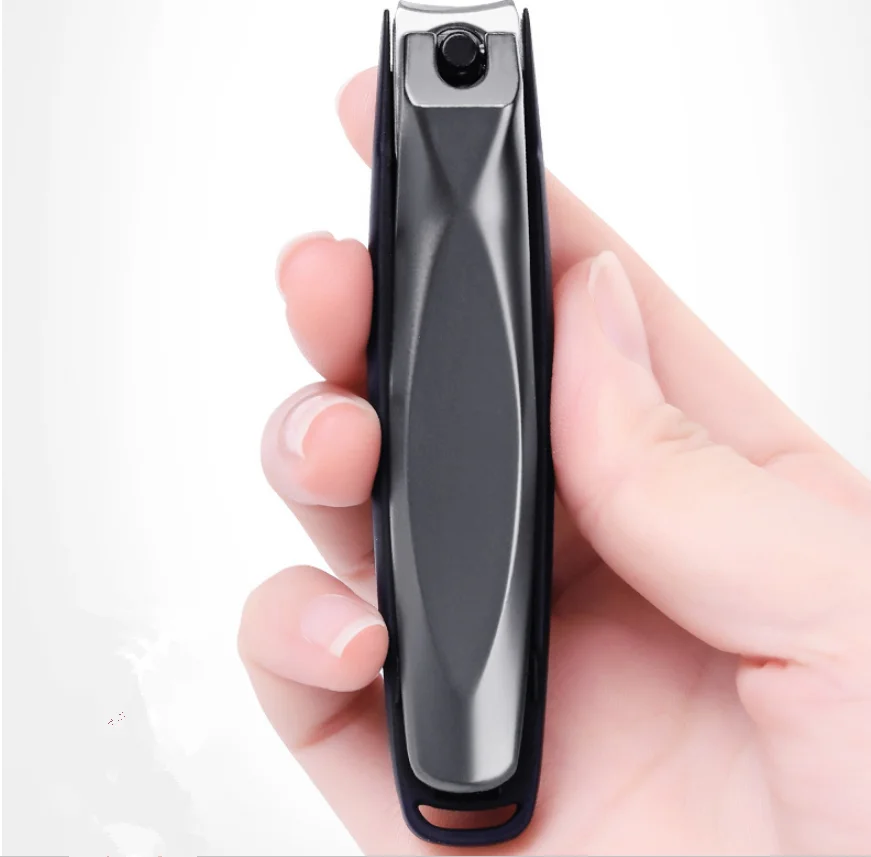 

SNC-001 Stainless steel nail clippers logo custom high-end multifunctional splash-proof nail clipper