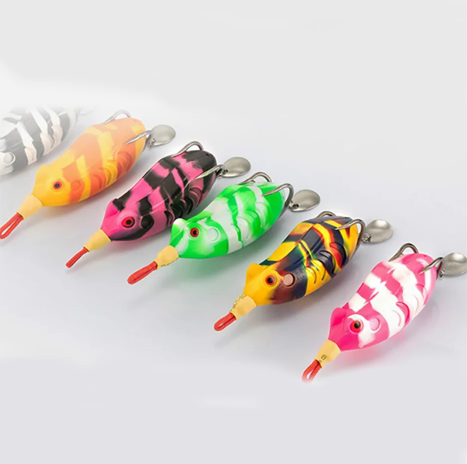 

Soft Fishing Lure Silica Gel Material Fishing Lure Fishing Frog Lure, Multicolors