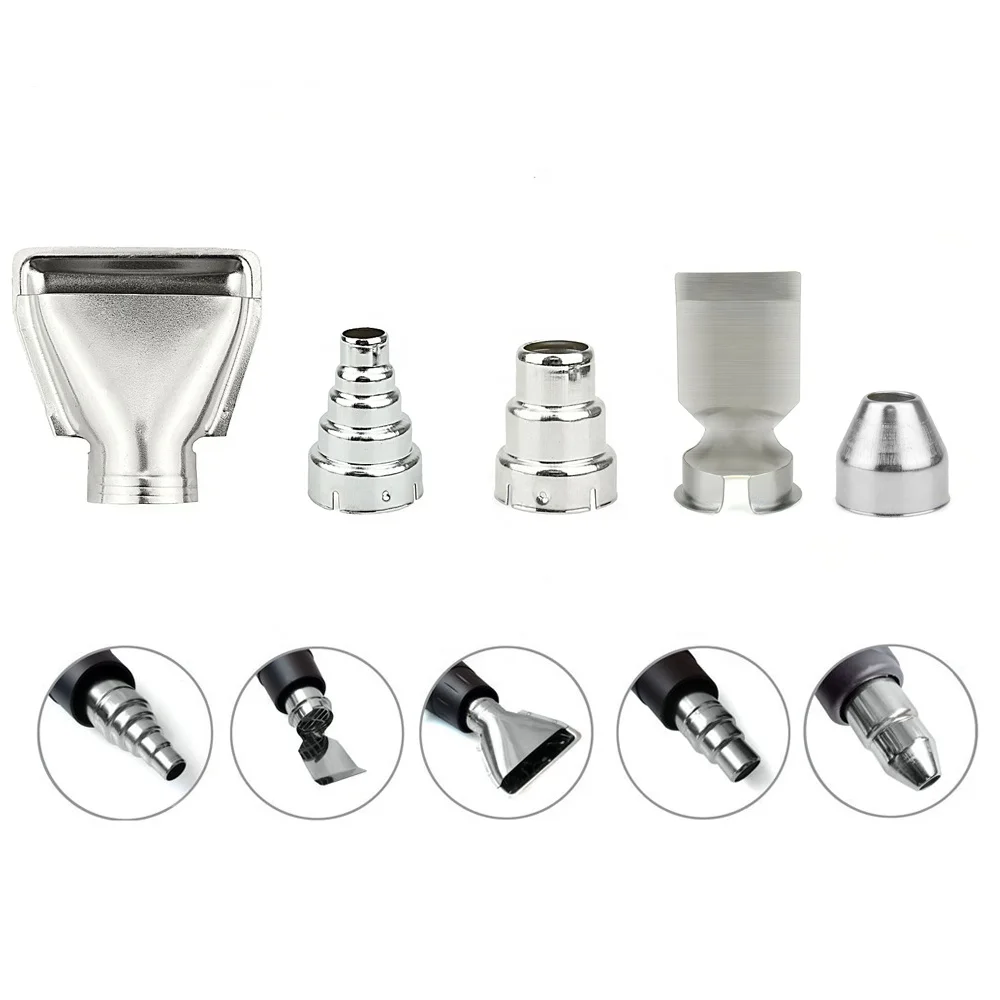 5pcs/set Heat Gun Nozzles Electric Kit Heat Air Guns Nozzles Hot Air