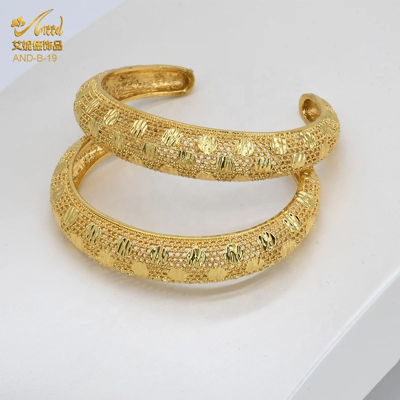 

Cuff Muslim Indian Luxe Fashion 2020 Adjustable Set De Bulk Cord Gold Plated Women Charm Jewlery Big Bracelet &Amp; Bangles