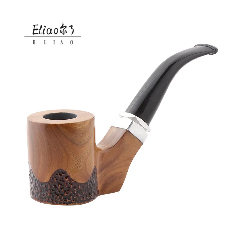 

Eliao custom Classic style best smoking pipe Competitive price wooden tobacco pipe Factory Direct pipe smoking for sale