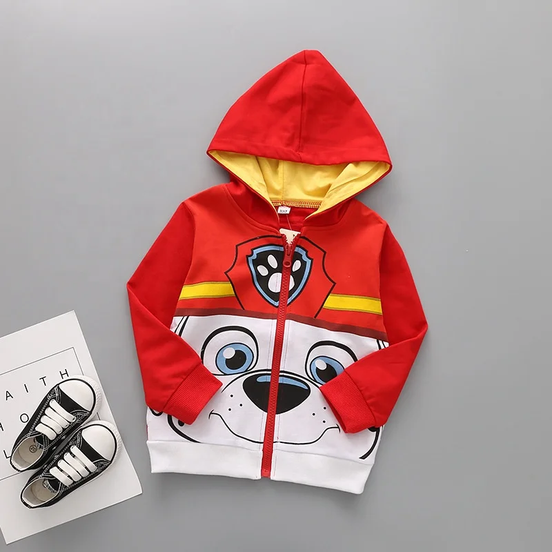 

Wholesale Anti-pilling Animal Print Cartoon Kids Fleece Hoodies Zipper Sweatshirts, 4color