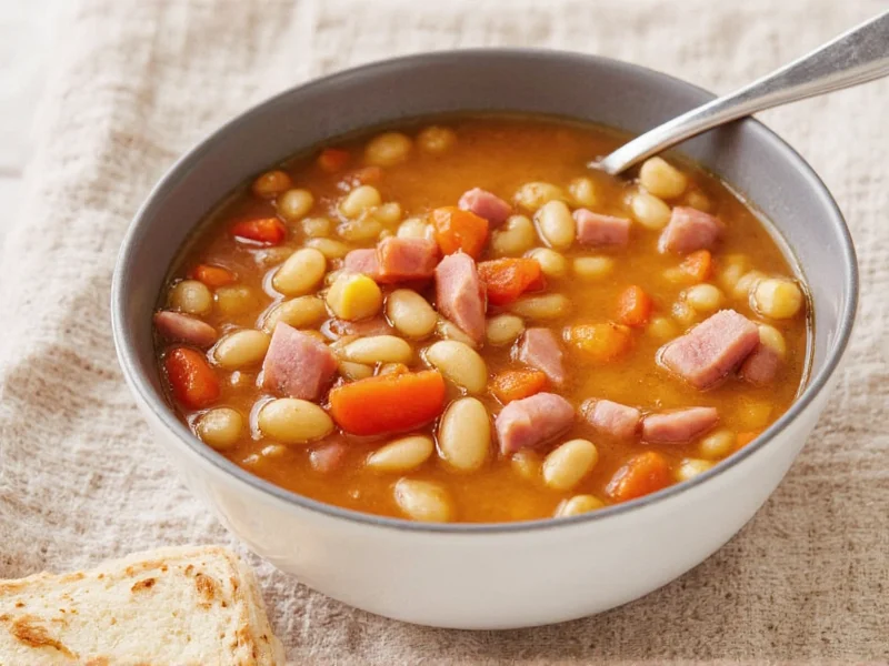 Perfect Crockpot Ham and Bean Soup Recipe | Easy & Hearty
