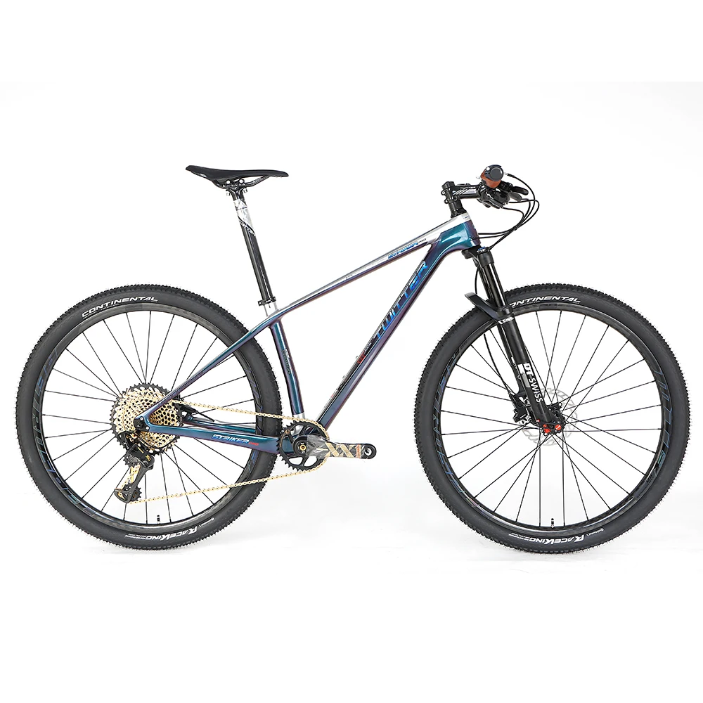 

New Arrival Twitter High-end Carbon Mountain Bike 27.5 / 29 inch Hydraulic Disc Brake MTB Bicycles with GX 12 Speed Transmission, Red / blue / yellow / silver / black / blackred