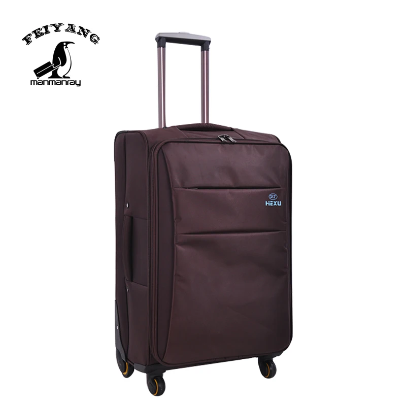 

Hot sale simple design oxford carry-on suitcases, Customized color