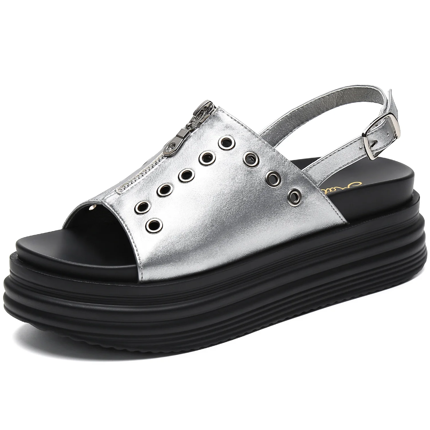 

Femmes Pu Sandales 2.4 Inches Platform Heel Womans Casual Shoes Sandals, 6 colors