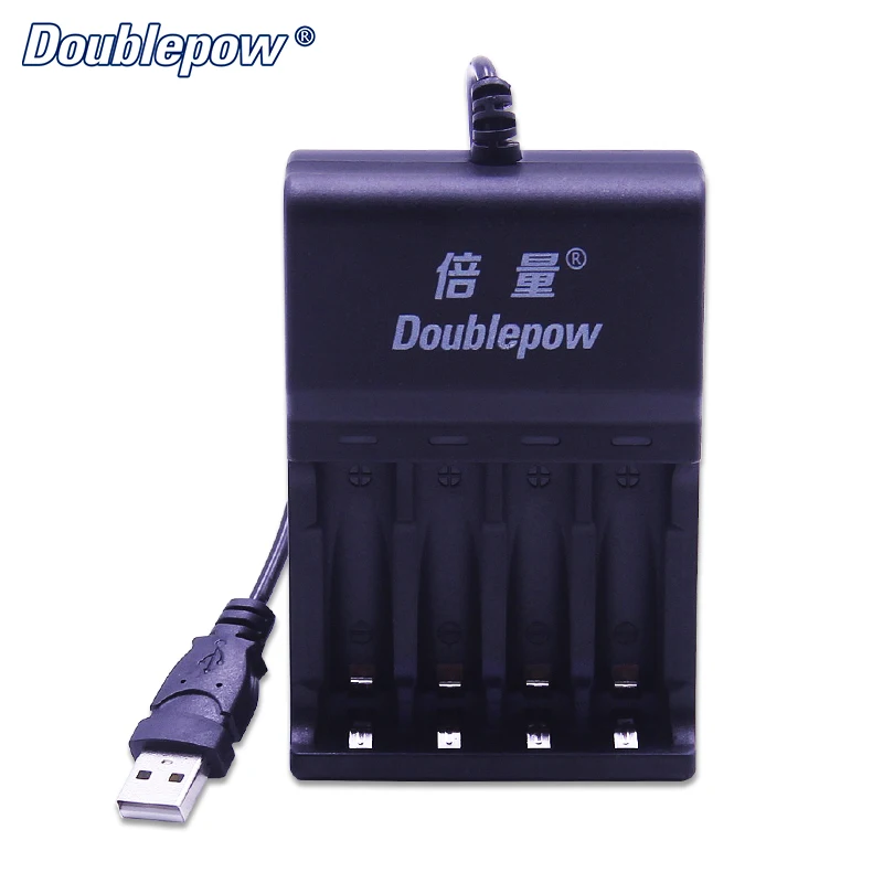 universal 4-slot independent charging channels 1.2V Ni-MH Ni-CD AA AAA adapter battery USB quick Charger