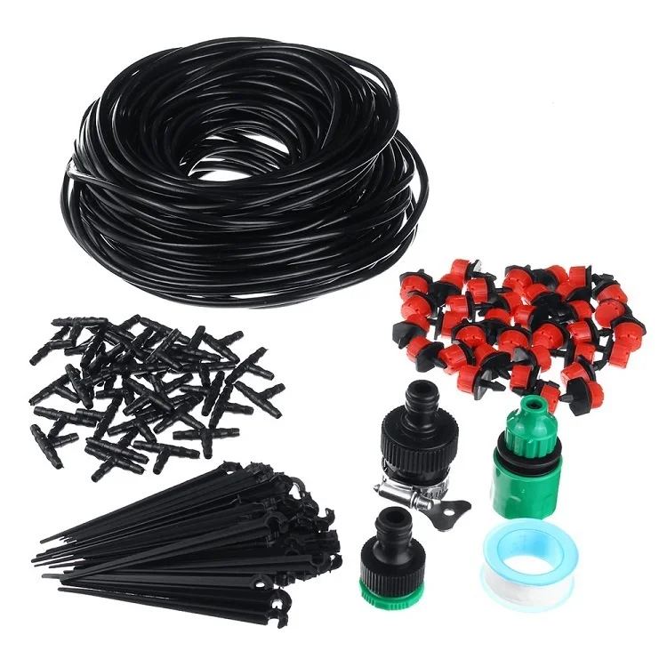 

DIY Product Sprinkler Drip Watering Irrigation System Automatic Watering Kit Other Watering & Irrigation 1 Pieces 25*35*6cm PVC, Black