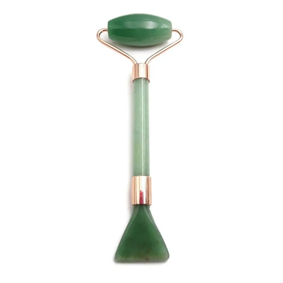 

Original Beauty Care Multifunction Massage Tools Natural GREEN AVENTURINE Jade Roller Brush