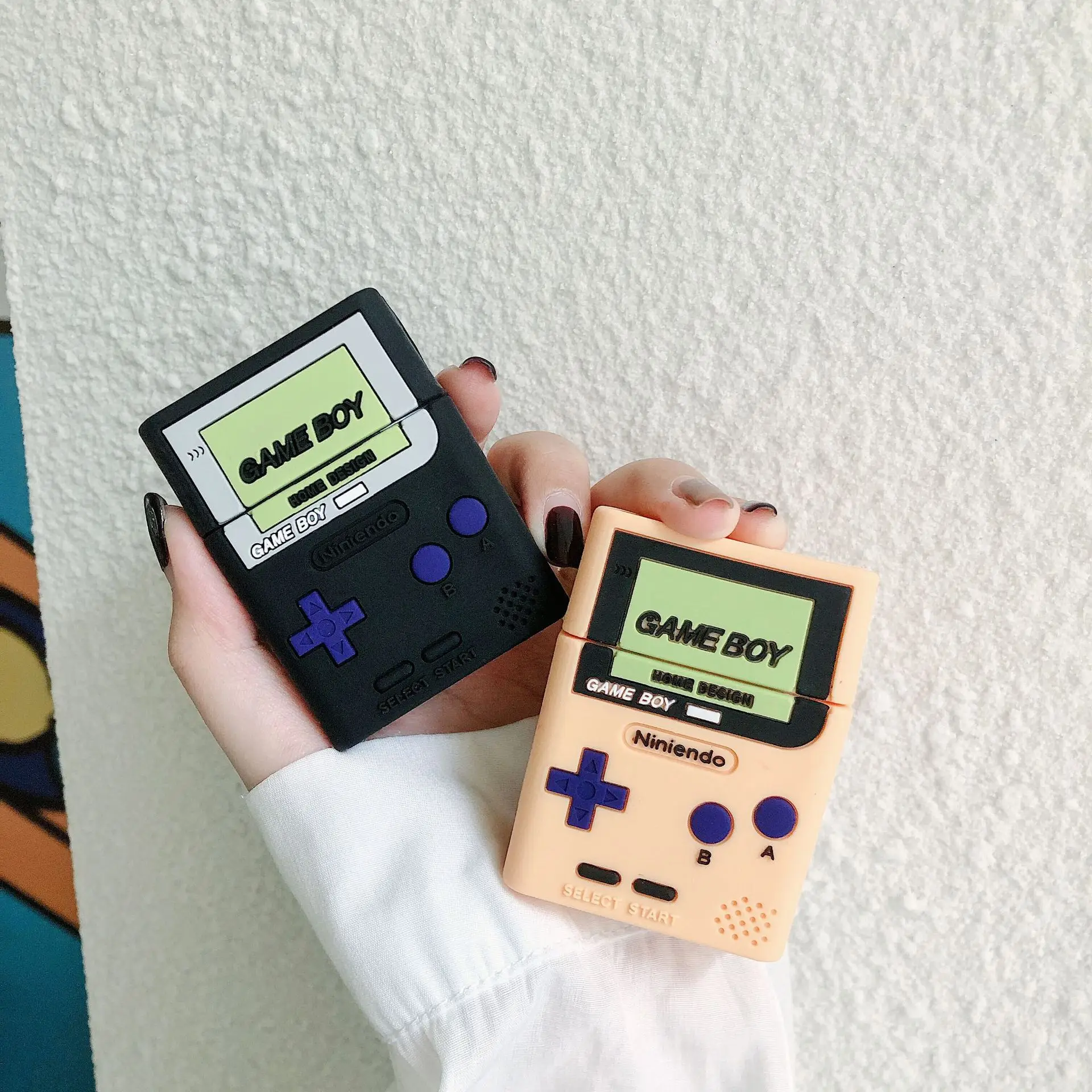 

3D Creative Game Boy Earphone Covers For AirPod Cover for Apple Airpods 1 2 Cases
