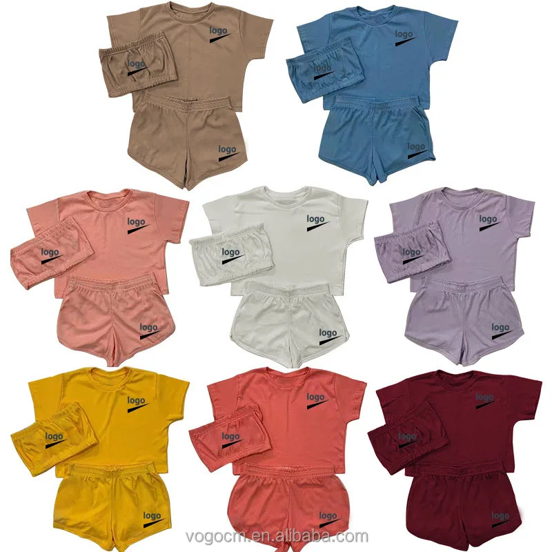

2021 Tracksuit Women shorts Clothing 2 Piece sets Solid color custom clothing summer new women's pure cotton suit custom Embroi, Customized color