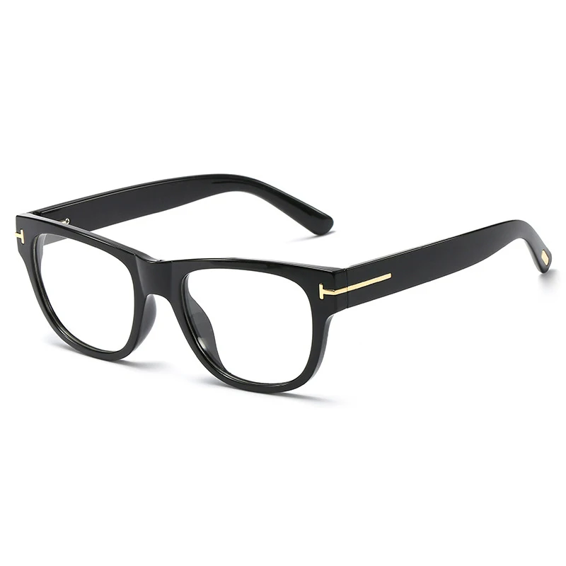 

Finewell Block Blue Light Frame Fashion Square Optical Frame Women Men Transparent Eyeglasses Custom Logo