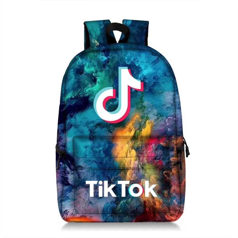 

Small MOQ Custom Printing Tik Tok Backpack Large Capacity Leisure School Bag Backpack New Trendy Tik Tok Student Backpack