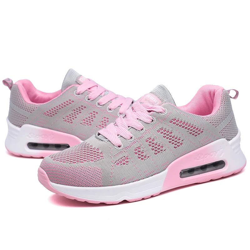 

Athletic Walking Shoes Lightweight Casual Breathable Lace-up Women's Play fashion Sneaker Pure Running Shoe