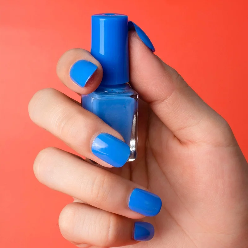 

Nontoxic Sweet 5 ml Oil Base Nail Polish for Nail Decoration Kids Eco-friendly Nail Polish, Blue