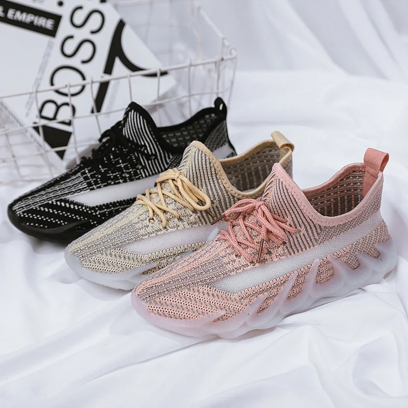 

Women's Running Tennis Shoes Breathable Non-Slip Fashion casual Sneakers Gym Sport Slip On Walking Athletic, 3 colors