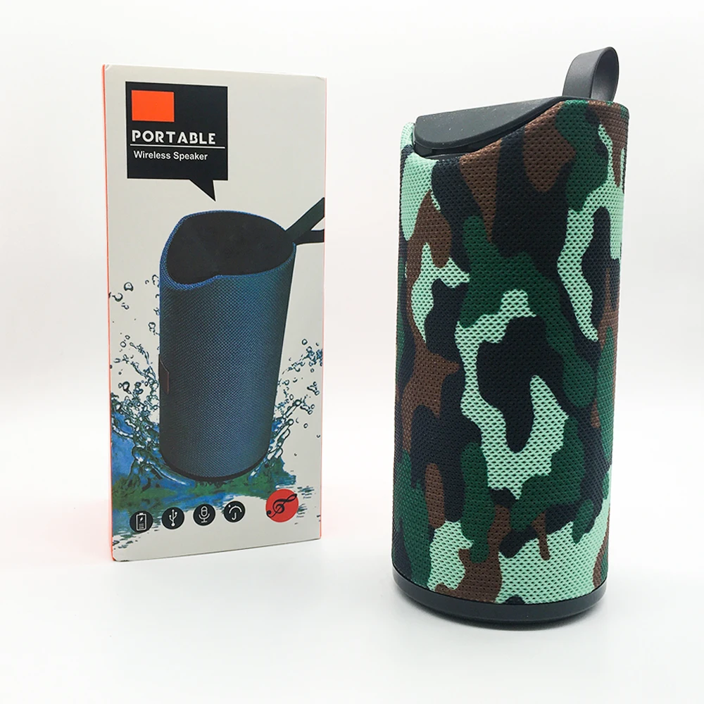 

Factory Supply Portable Speakers Subwoofer Music Wireless Blue tooths Speaker Player Sound System Loudspeaker FM Radio BT, Black, gray, red, blue, green, camo