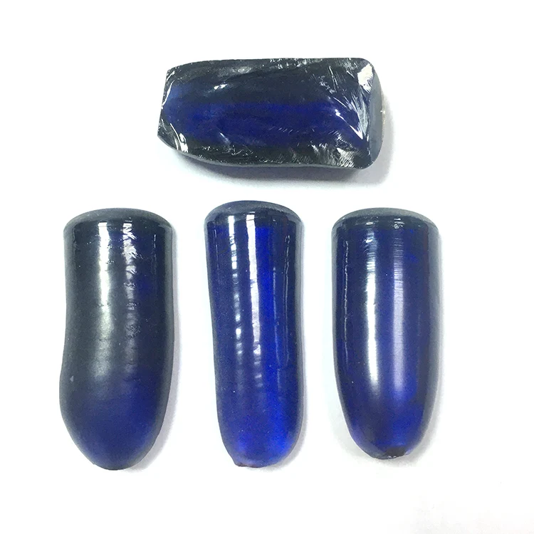 

Synthetic sapphire big cutting 22 mm raw material rough blue 33# corundum material for making jewelry, Lasting long