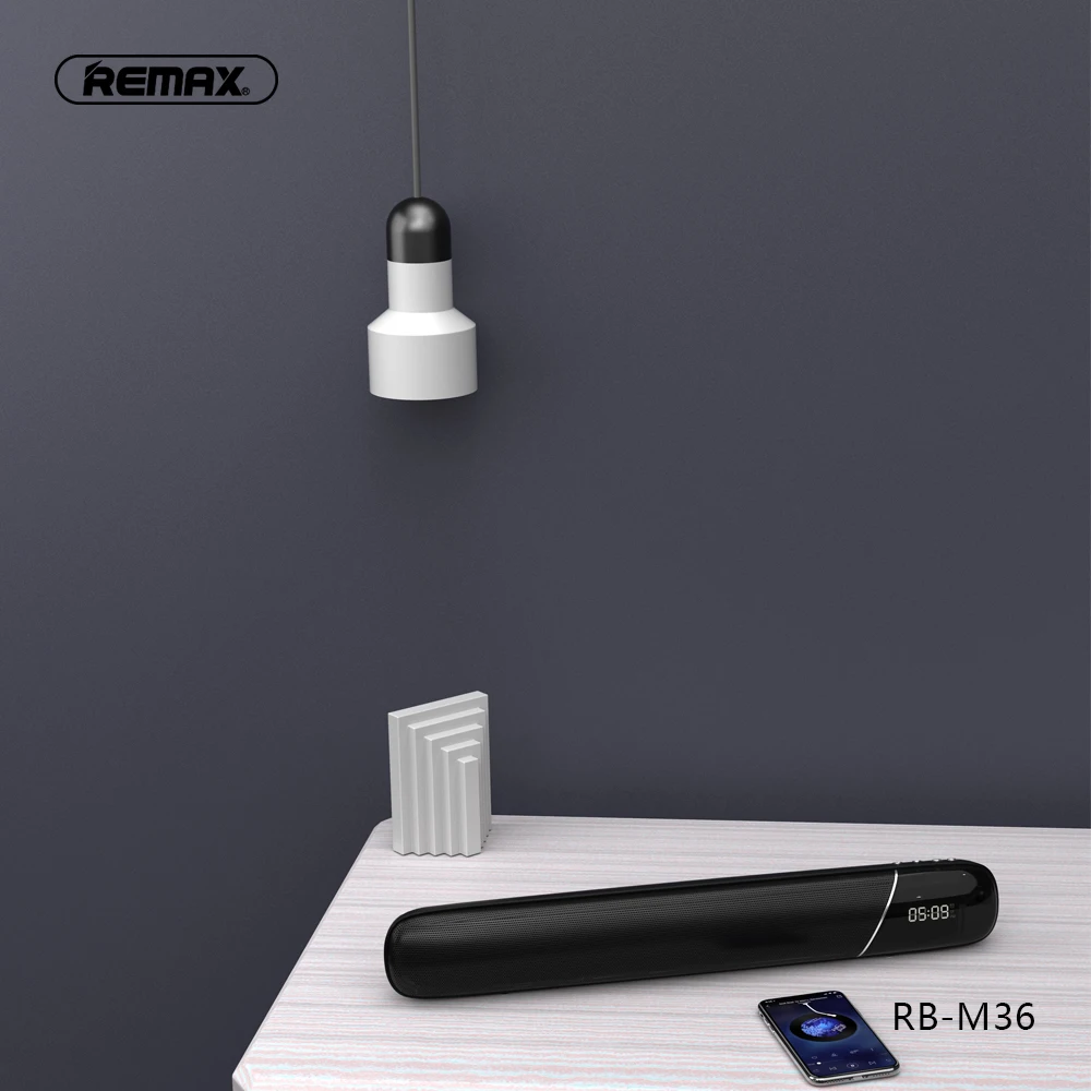 Remax RB-M36 Best durable bass bluetooth rechargeable portable speaker wireless - ANKUX.COM