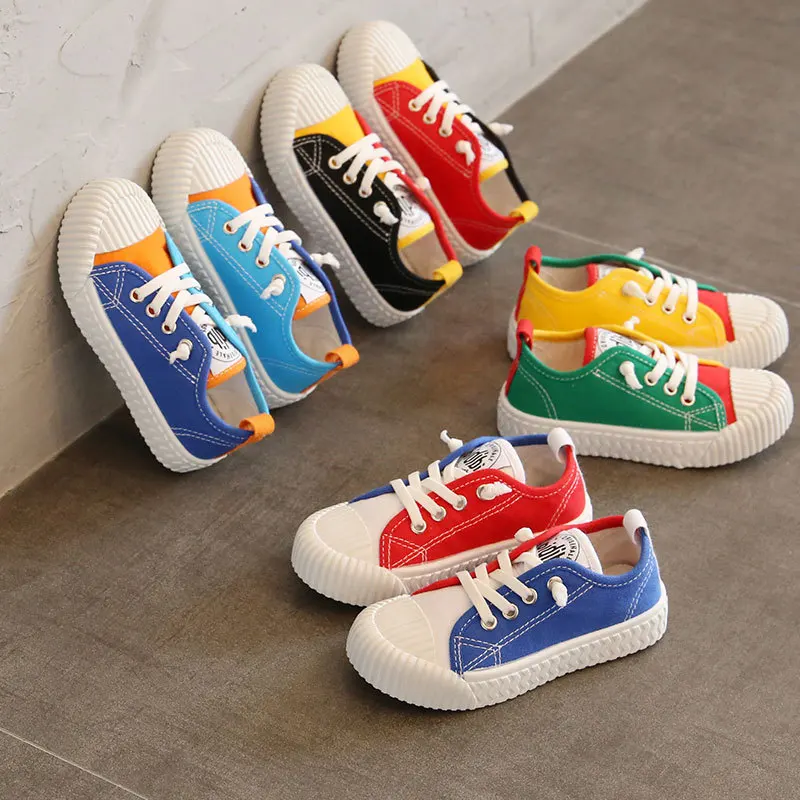 

Kids Running Shoes Sport Shoes Boys Outdoor Light Tenis Basket Footwear Red Black Girl Breathable Soft Shoes, Picture