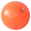 dock on ocean harbor with orange buoys