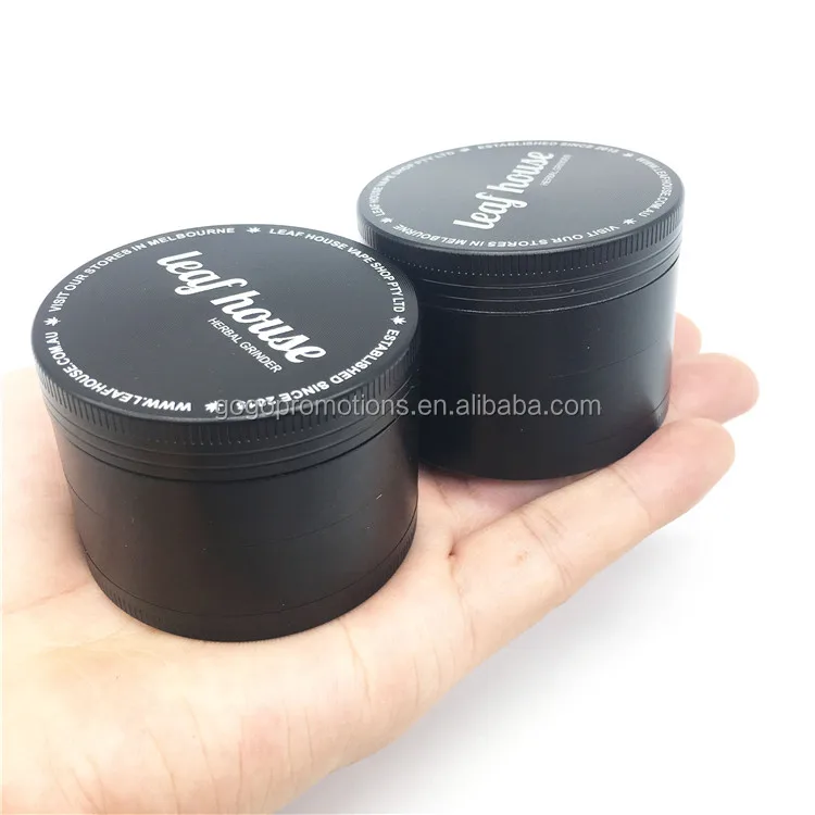 

Smoking Accessory Tobacco Herb Weed Herbal Grinder Rainbow Color OEM 4 Layer Metal Zinc Alloy 50mm X 39mm Gift BOX 100pcs 120g