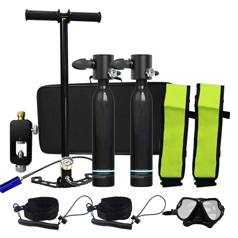Mini Scuba Diving Equipment Tank Breath Underwater Diving Air Tank  for 5 to 10 Minutes Mini Scuba Diving Air Tank