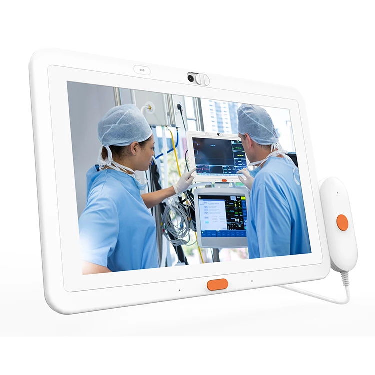 

Android display 10.1" RK3288 android 8.1 for Hospital patient help calling with 5.0MP front camera with VESA wall mount