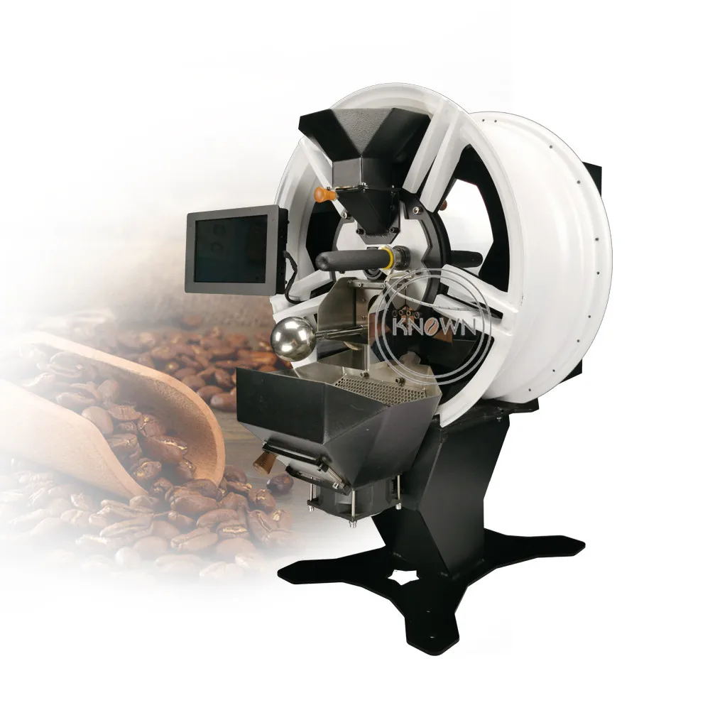 

Electric 100-500g Fresh Coffee Beans Roasting Machinery Digital Coffee Roaster Manual Household with Light-Weight