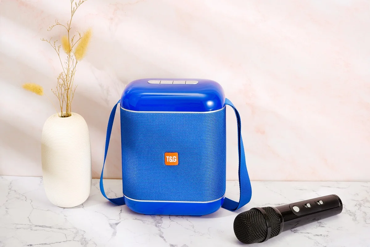 TG523K wireless Karaoke Bluetooth speaker Outdoor portable handheld card square dance subwoofer booth stereo - ANKUX.COM