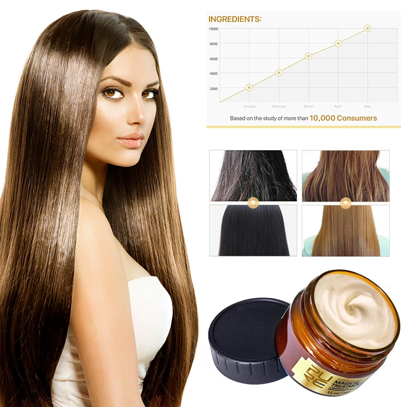 

Hair Magical Treatment 5 seconds damage restore soft hair 60ml/120ml for all hair types