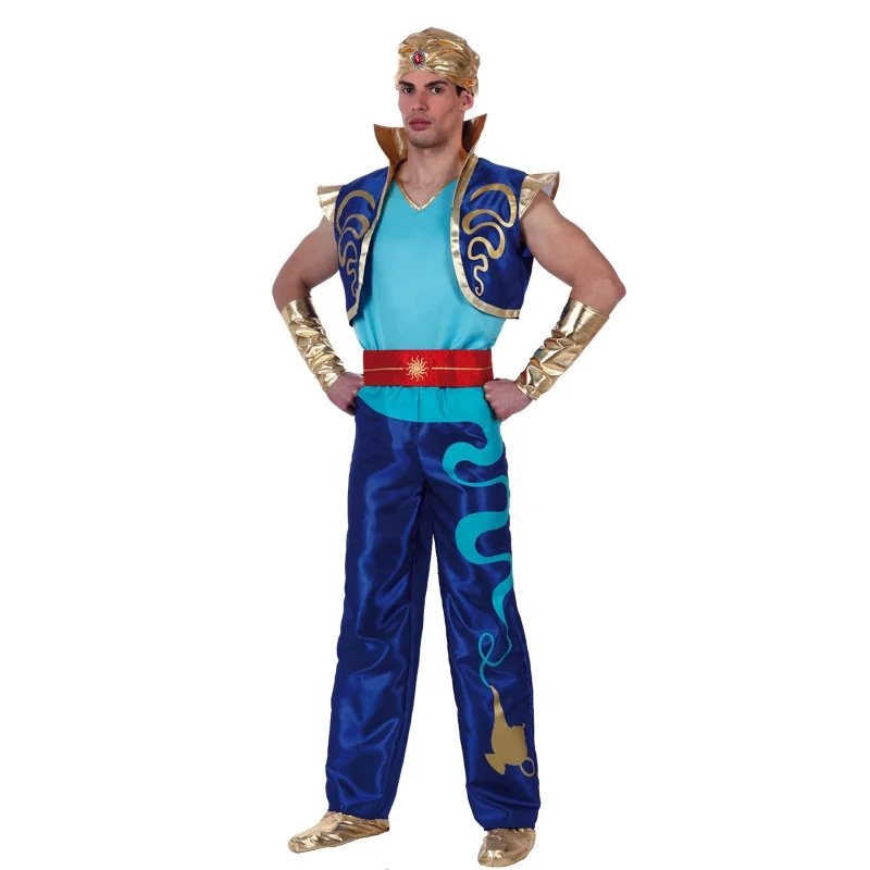 

Wholesale Adult Kids Cosplay Acting Aladdin Jafar Performance Costume