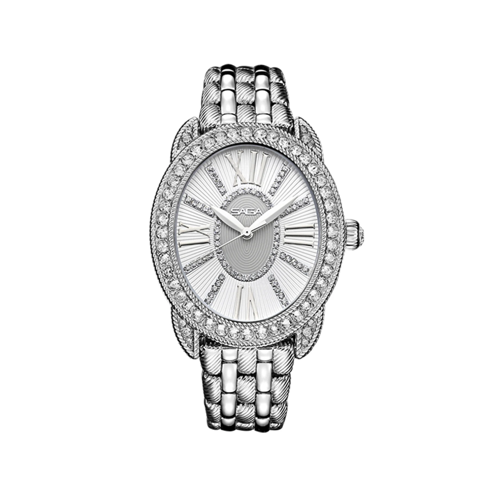 

SAGA Wholesale Watches movement quartz Wrist Watch With Crystal For ladies