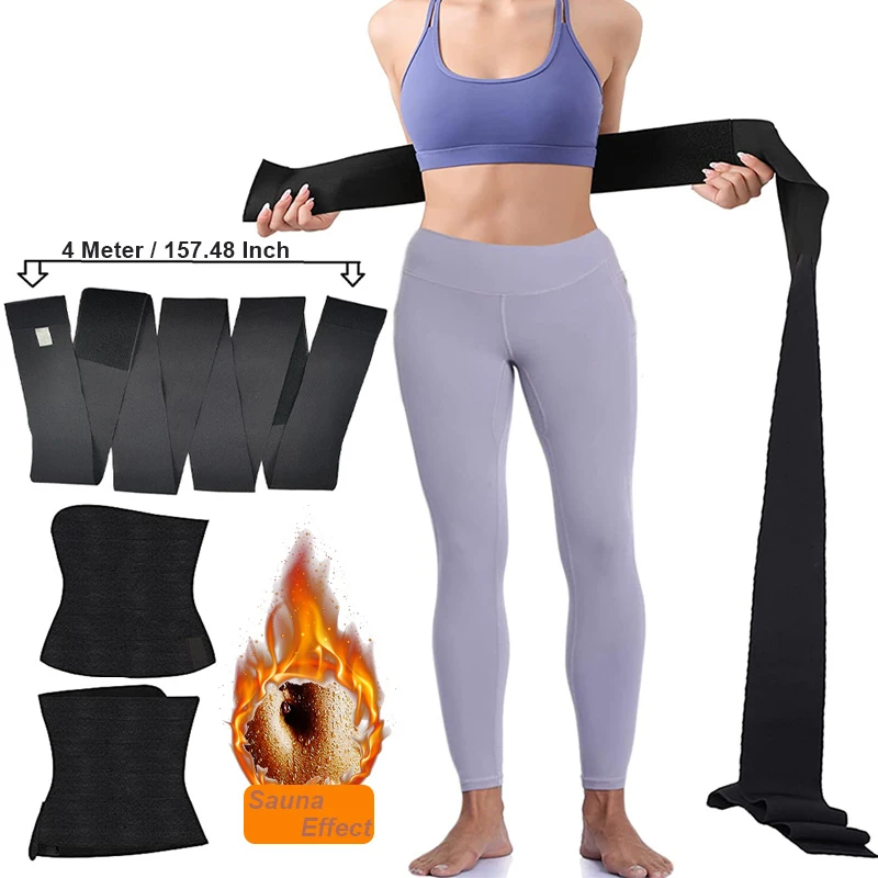 

Adjustable  invisible slim snatch me up lumbar waistband band elastic compression belt bandage body wrap waist trainer