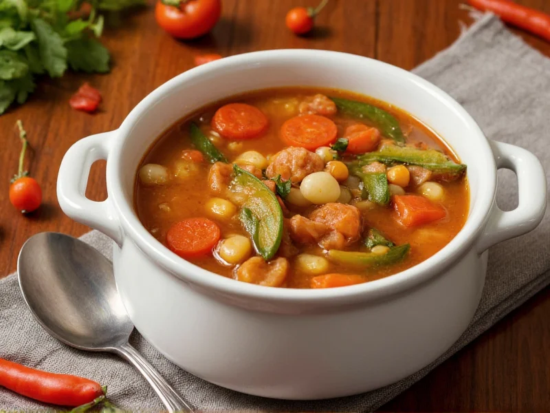 Classic Old Fashioned Homemade Vegetable Soup Recipe