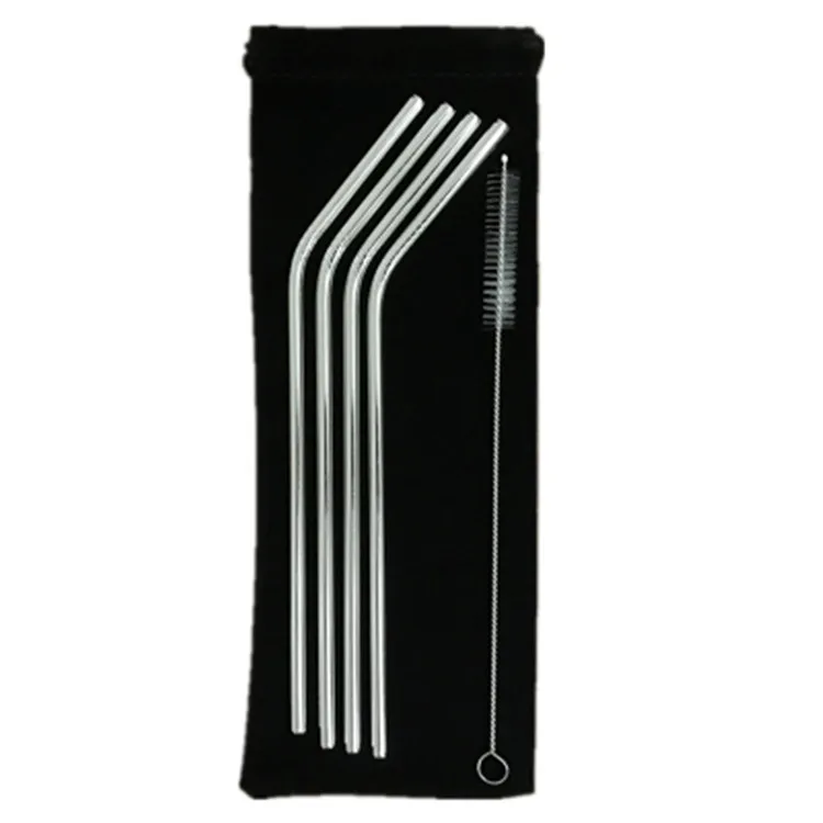 

50% OFF Stainless Steel 304 Silver Gold Rose Gold Reusable Bubble Tea Metal Stainless Steel Straws