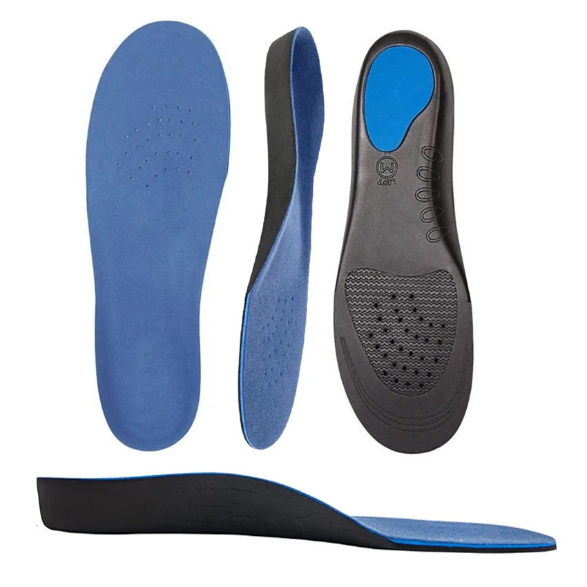 

Arch Support Orthotic Shoe Insoles Inserts for Plantar Fasciitis Fallen Arches or Flat Feet Pain Relief HA00808, Black