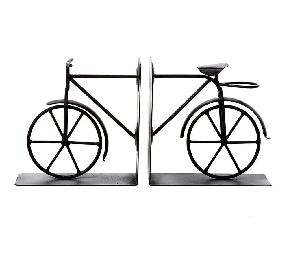 
Hot selling Home Decorative Metal Bookends a Shape Bicycle  (62407680049)