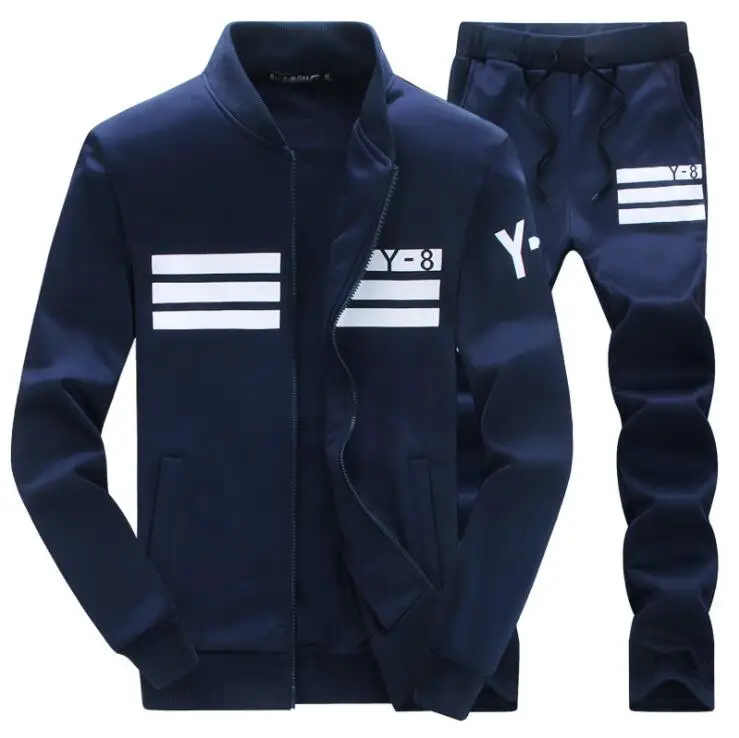 

JACKETOWN Custom Logo Blank Hoodie Men's Leisure Sports Varsity Winter Tracksuit Hoodie and Panty a Pair of Set