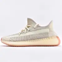 

New design woven upper yezzys lundmark reflective glow breathable fashion sneakers yeezy 350 v2 running sport women tenis shoes