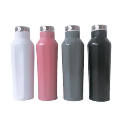 

New Large Square Straight Cup Stainless Steel Double Wall Vacuum Trendy Portable Water Bottle, Can be customized