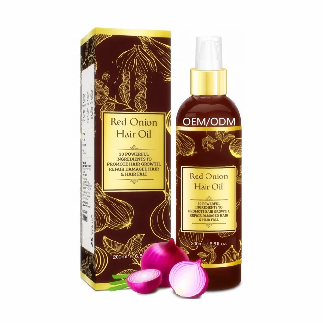 

Wholesale OEM ODM 100% Natural Red Onion Hair Growth Oil